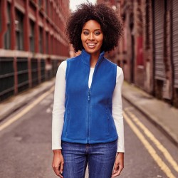 Plain Fleece Gilet Ladies Outdoor Russell 320 GSM